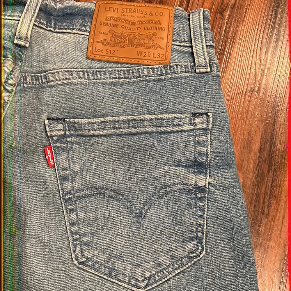 NWOT Levi’s 512 Slim Taper Fit, 29x32 - Picture 11 of 15